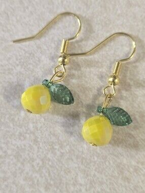 Handmade Lemon Drop Earrings